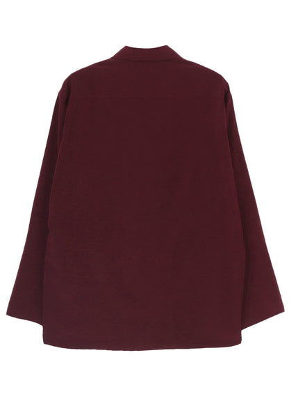 CREPE DE CHINE SHAKA BUTTON SHIRT