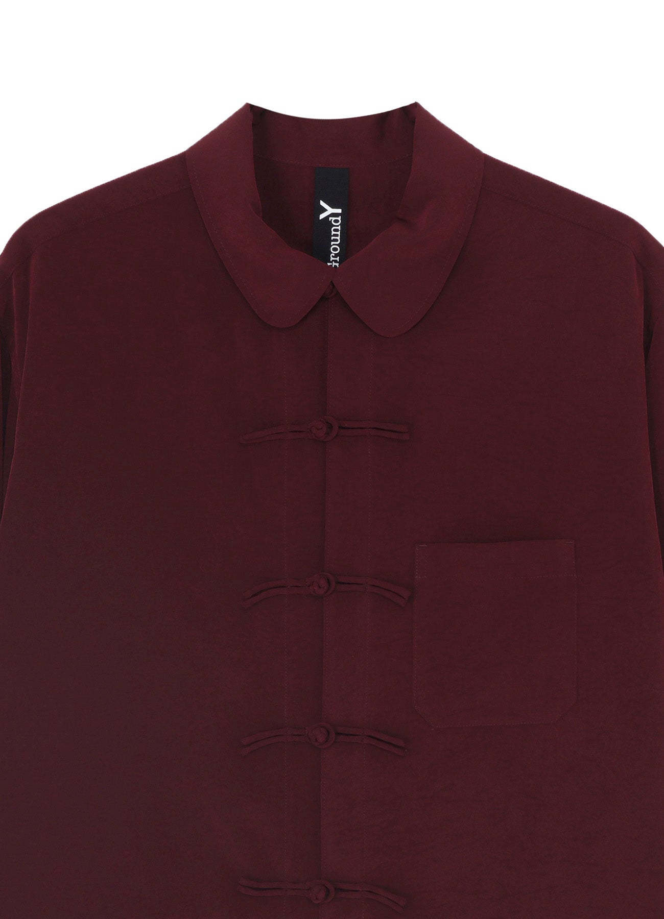 CREPE DE CHINE SHAKA BUTTON SHIRT