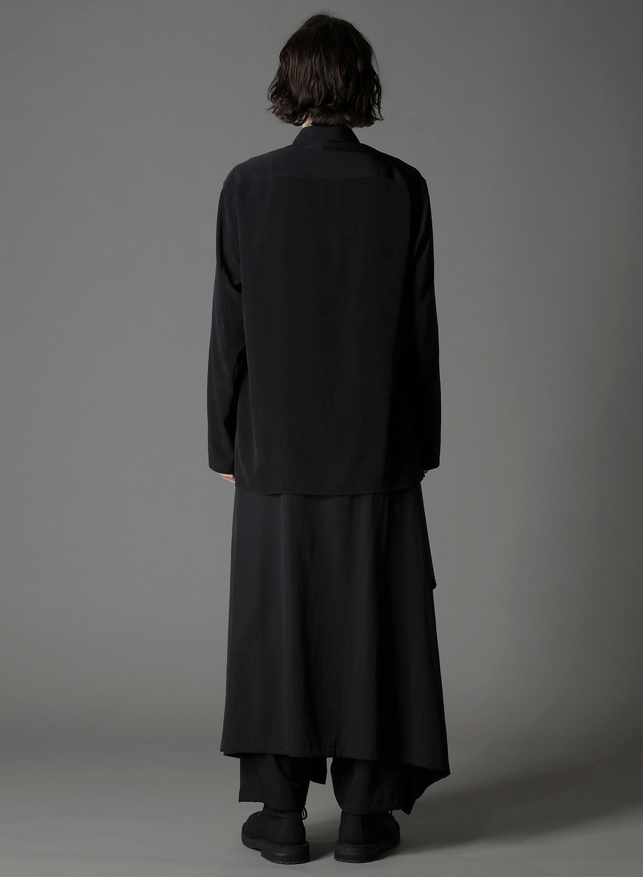 CREPE DE CHINE SHAKA BUTTON SHIRT
