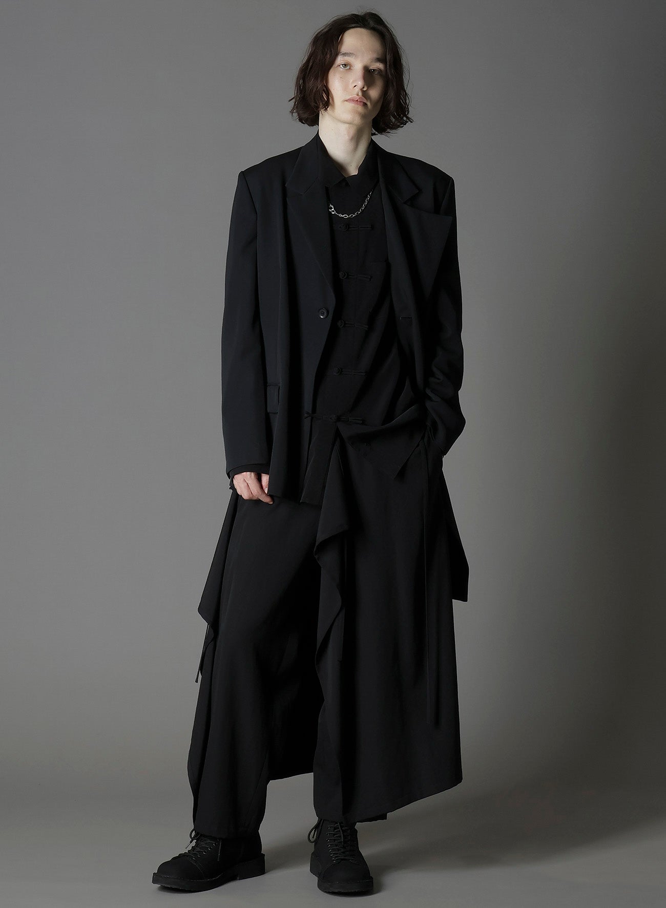 CREPE DE CHINE SHAKA BUTTON SHIRT