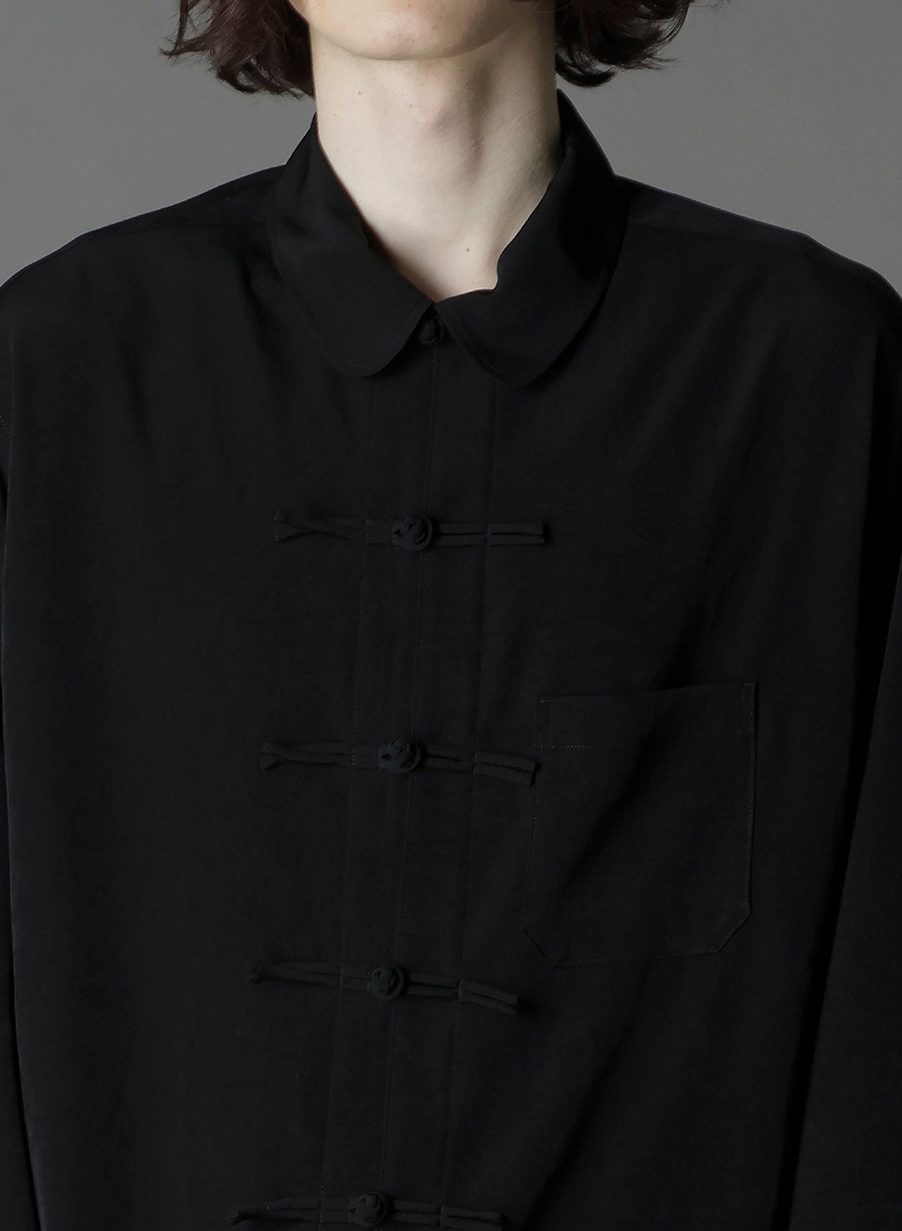 CREPE DE CHINE SHAKA BUTTON SHIRT