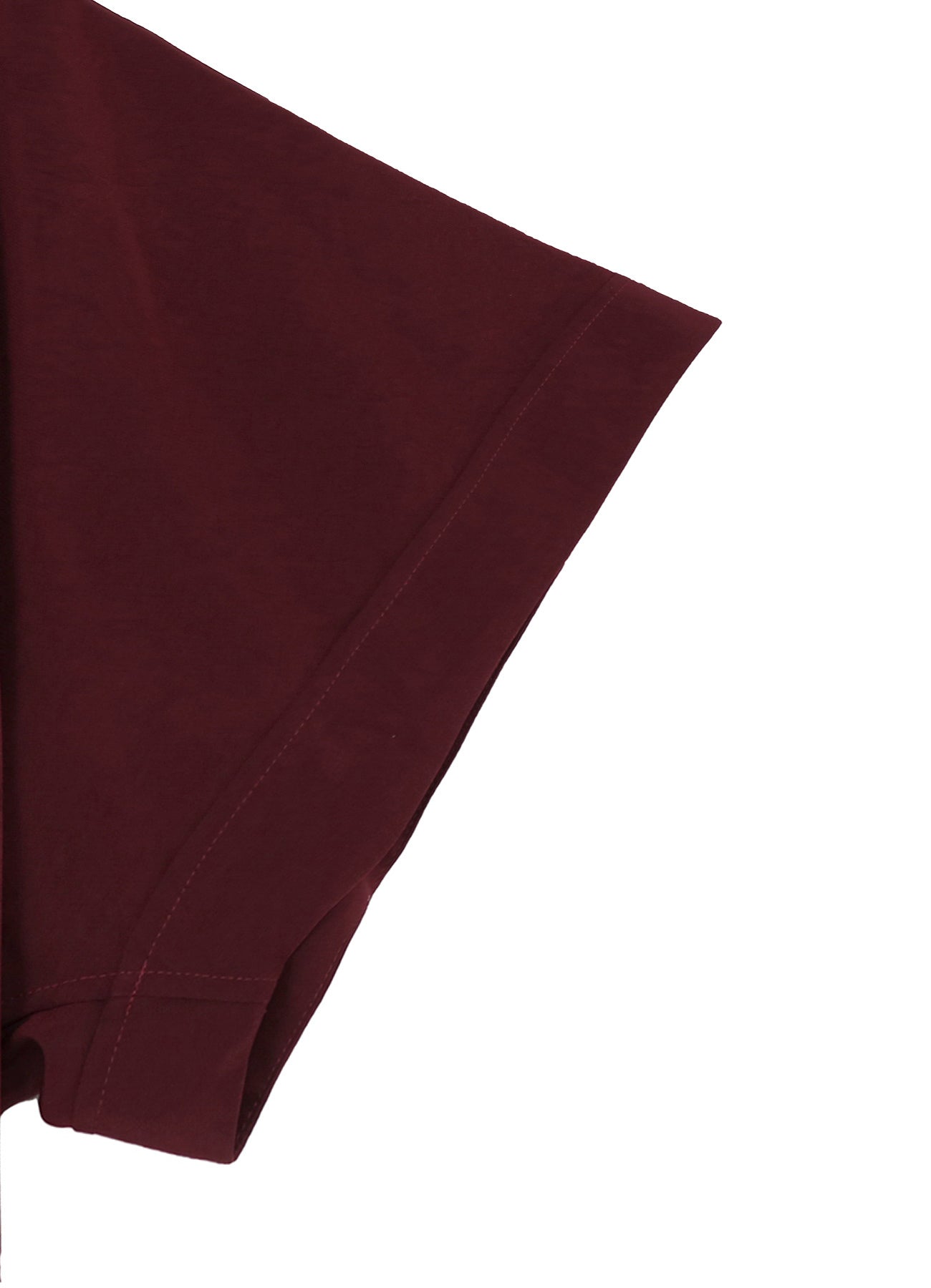 CREPE DE CHINE FRONT DOLMAN BIG SHORT SLEEVED SHIRT