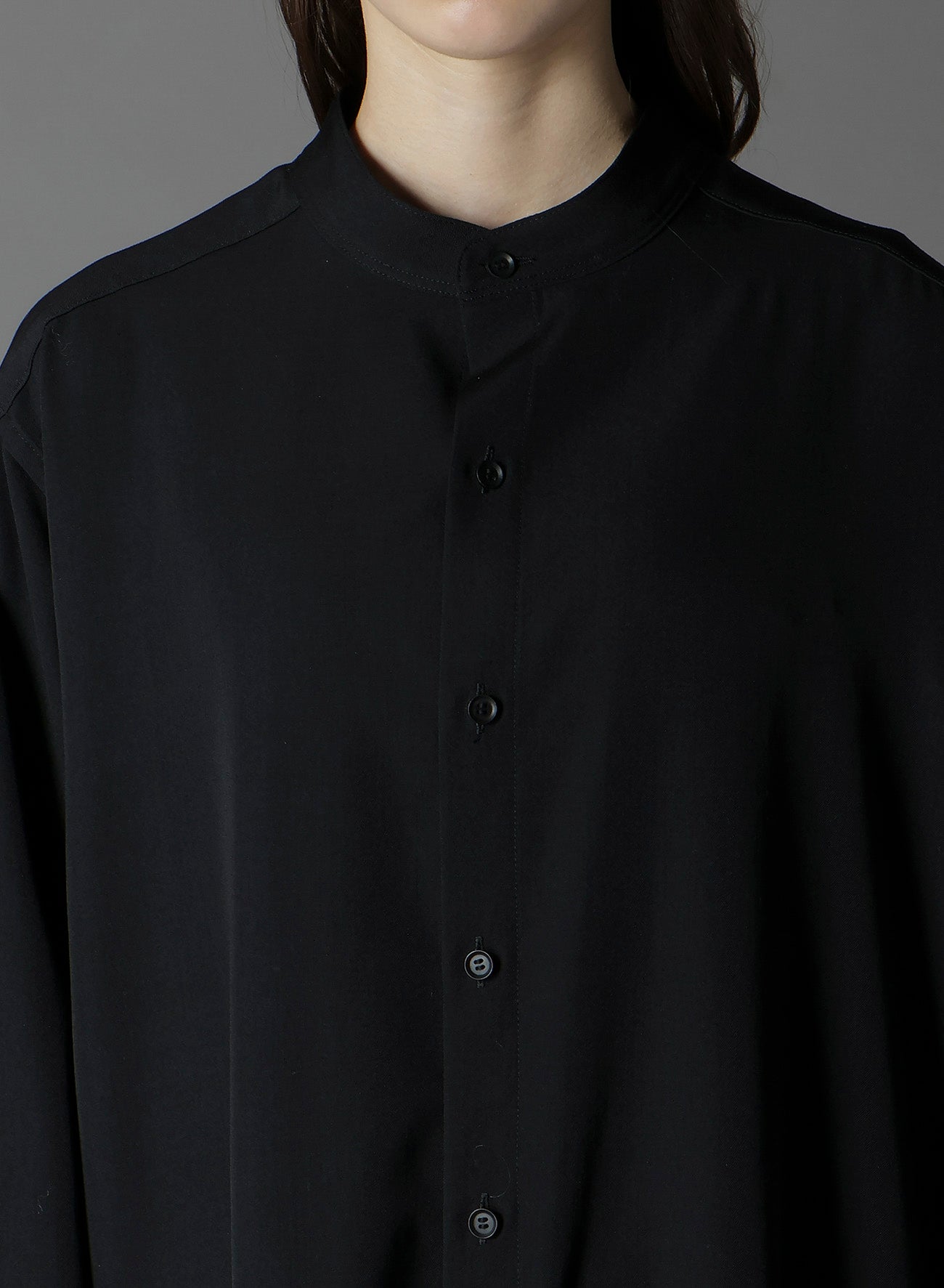WOOL GABARDINE 3WAY LONG SHIRT