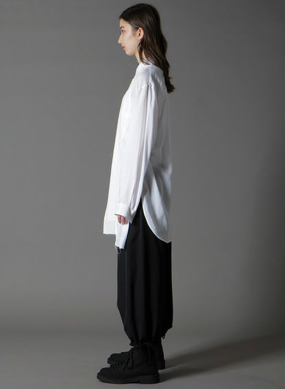 SWITCHING MATERIAL FRONT PANAL STANDARD WHITE SHIRT