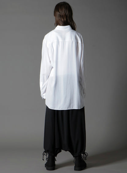 SWITCHING MATERIAL FRONT PANAL STANDARD WHITE SHIRT