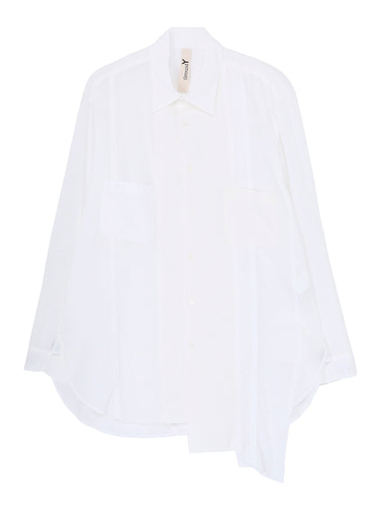 SWITCHING MATERIAL FRONT PANAL STANDARD WHITE SHIRT