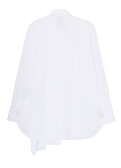 SWITCHING MATERIAL FRONT PANAL STANDARD WHITE SHIRT