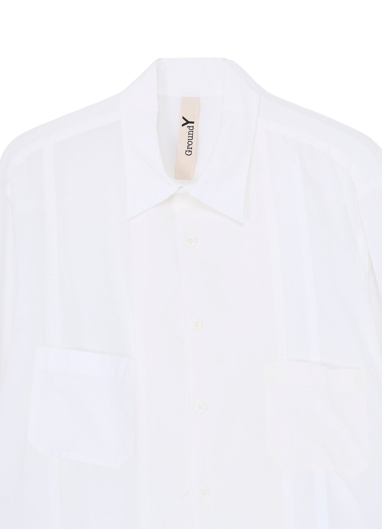 SWITCHING MATERIAL FRONT PANAL STANDARD WHITE SHIRT