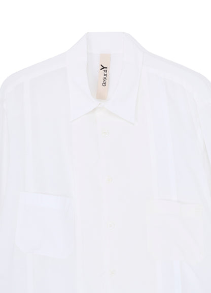 SWITCHING MATERIAL FRONT PANAL STANDARD WHITE SHIRT