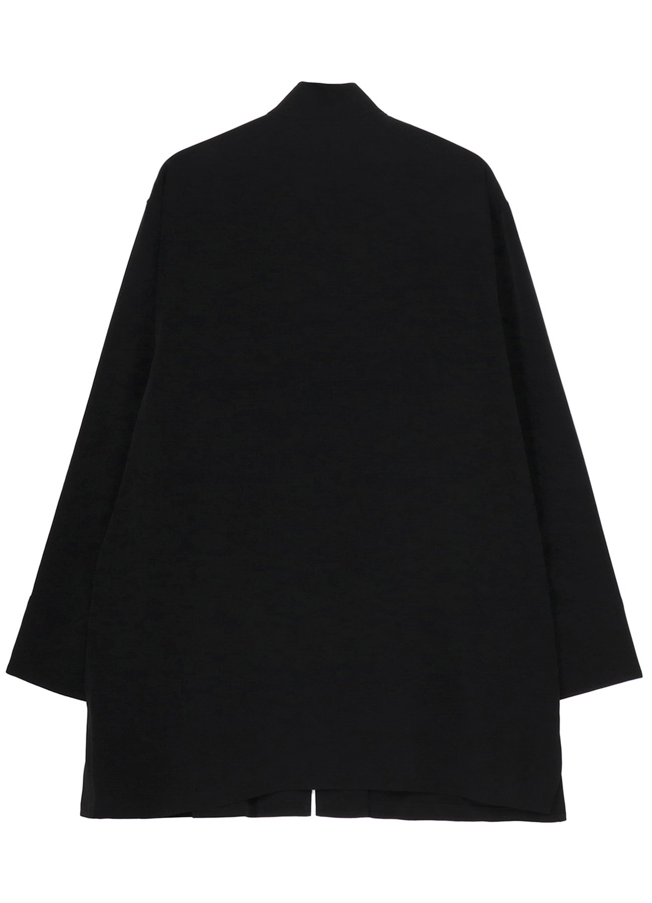 CREPE DE CHINE SHAKA BUTTON STAND COLLAR SHIRT