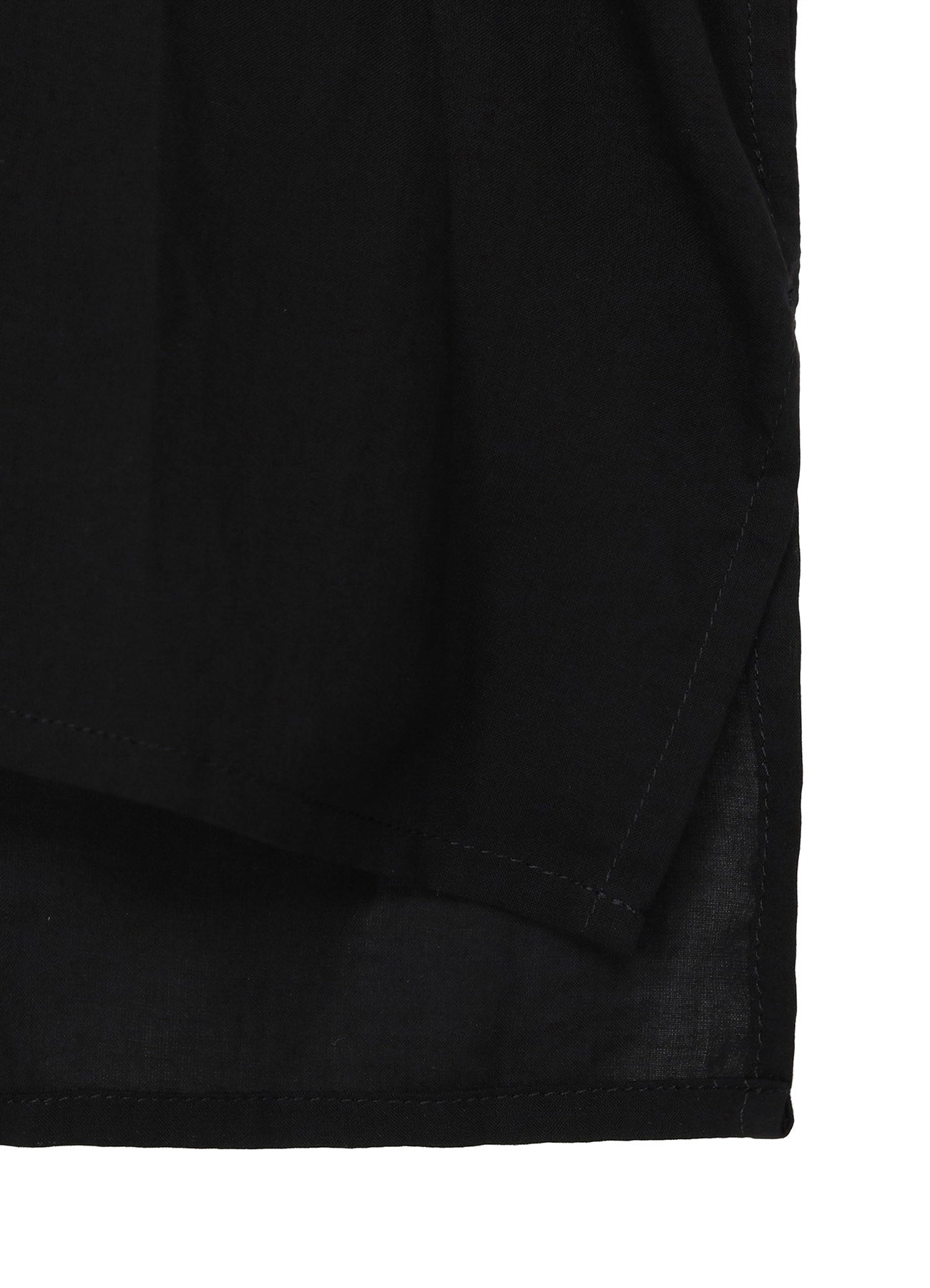 FLOWER STITCH BACK SIDE TUCK SHIRT