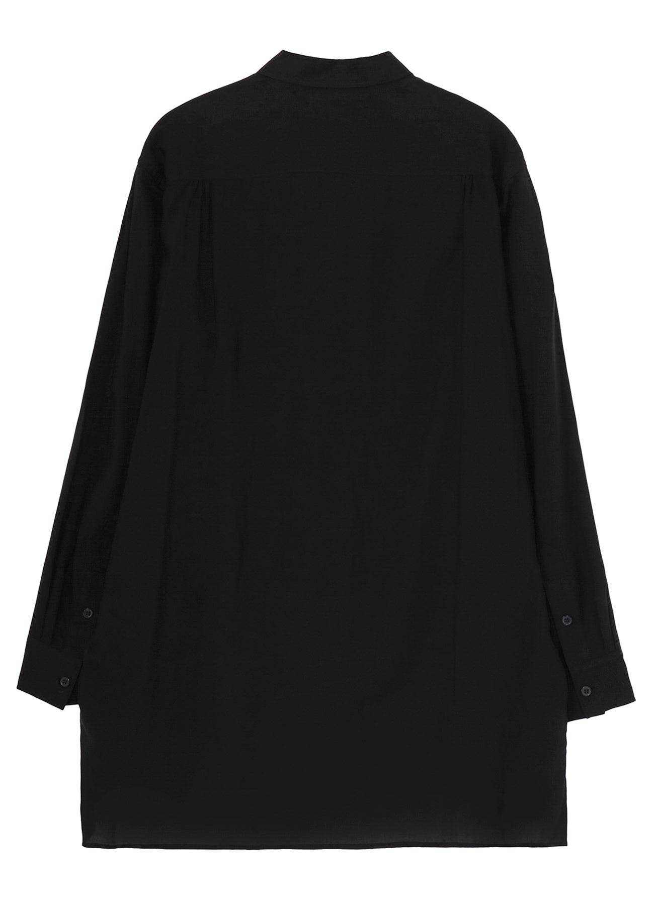 FLOWER STITCH SIDE GATHER SHIRT