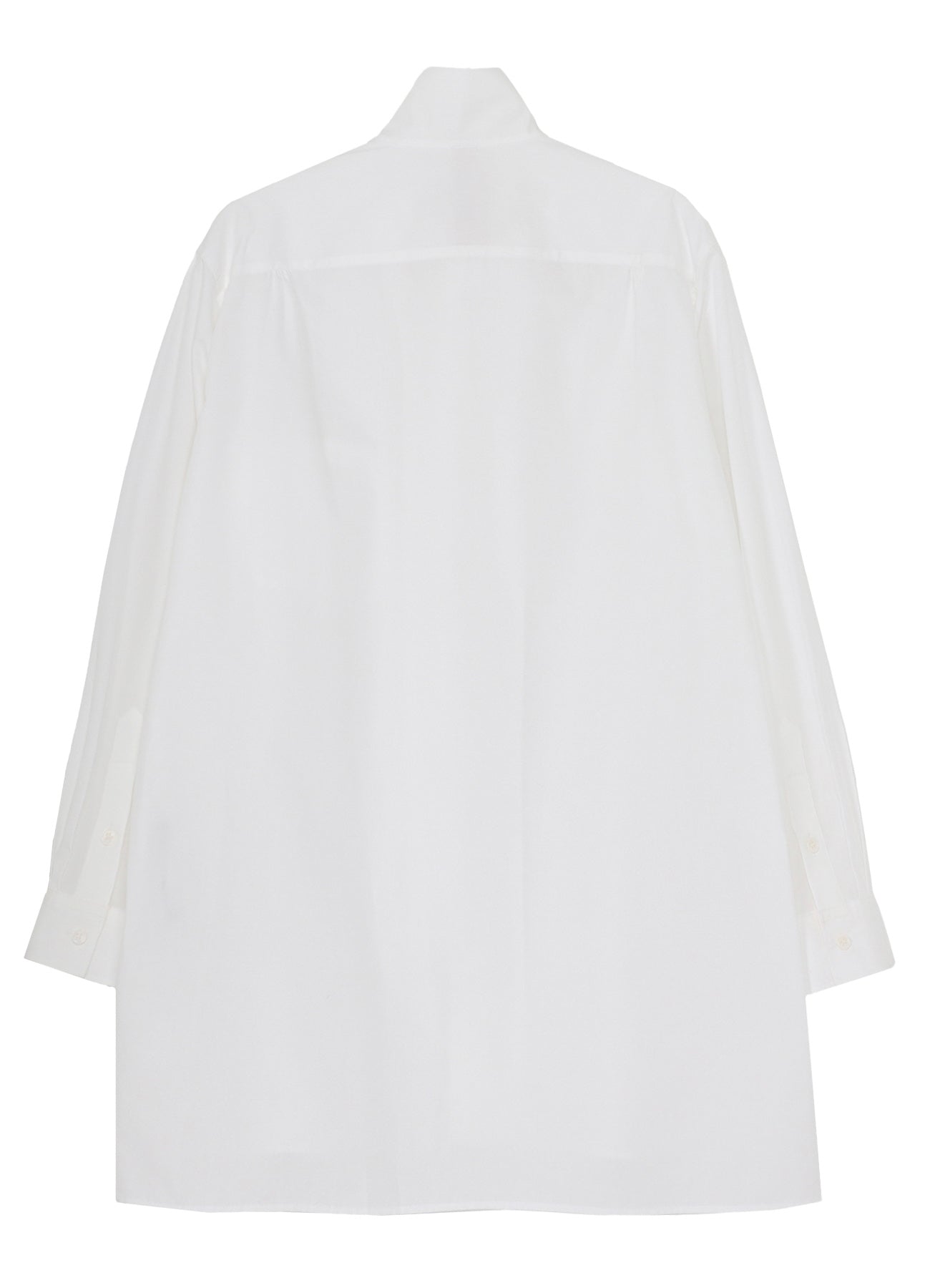 COTTON BROAD STAND COLLAR SHIRT