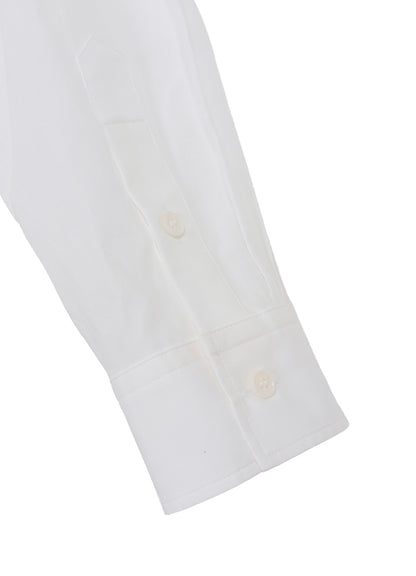 COTTON BROAD STAND COLLAR SHIRT