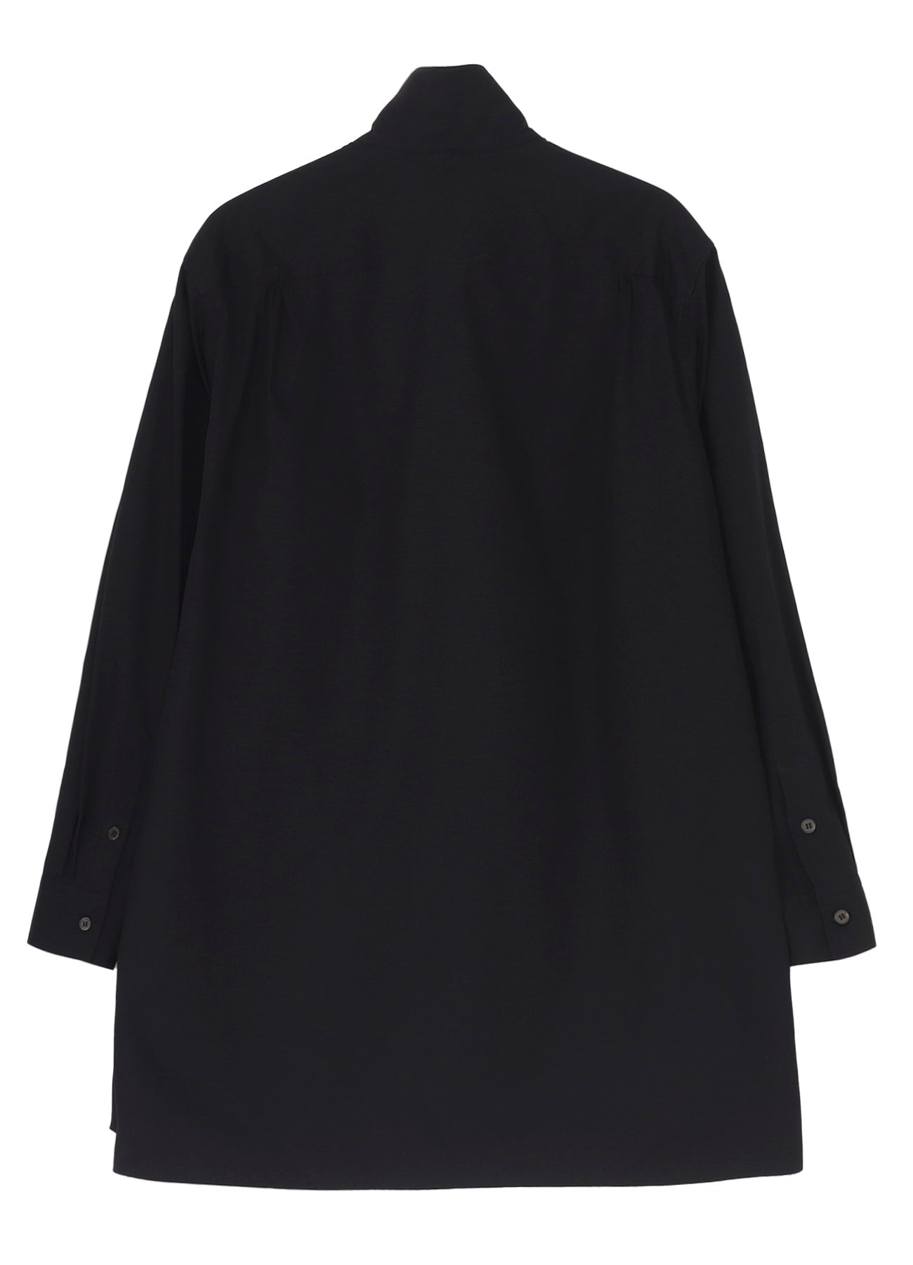 COTTON BROAD STAND COLLAR SHIRT