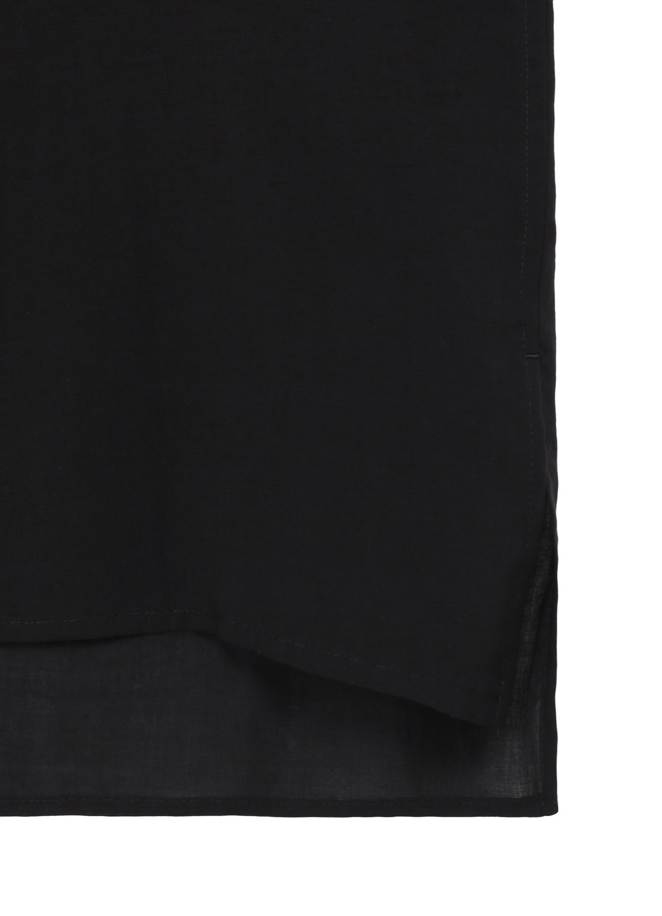 CELLULOSE LAWN PARALLEL PANEL FLAP SHORT SLEEVED SHIRT
