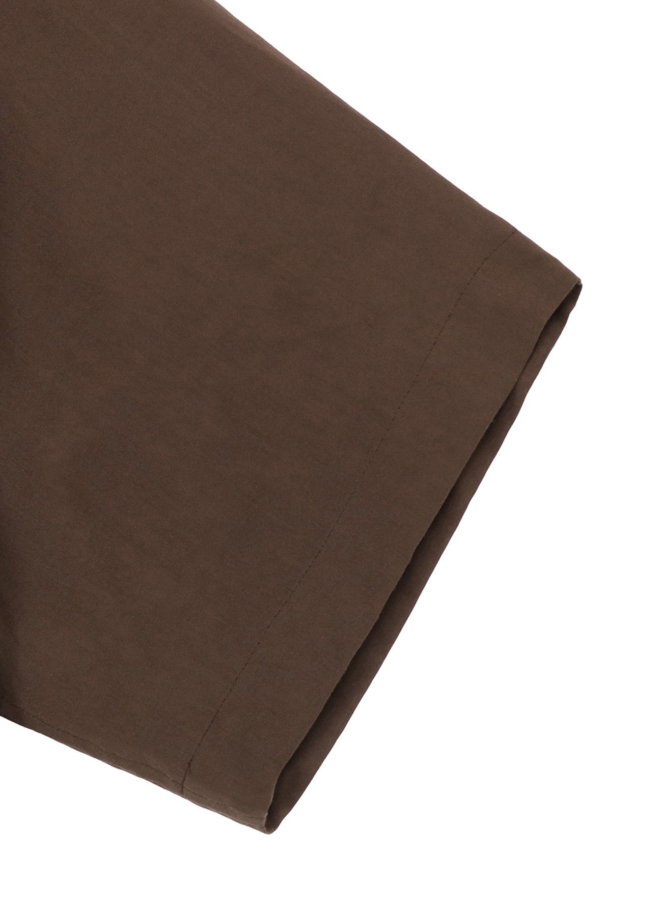 CELLULOSE LAWN PARALLEL PANEL FLAP SHORT SLEEVED SHIRT