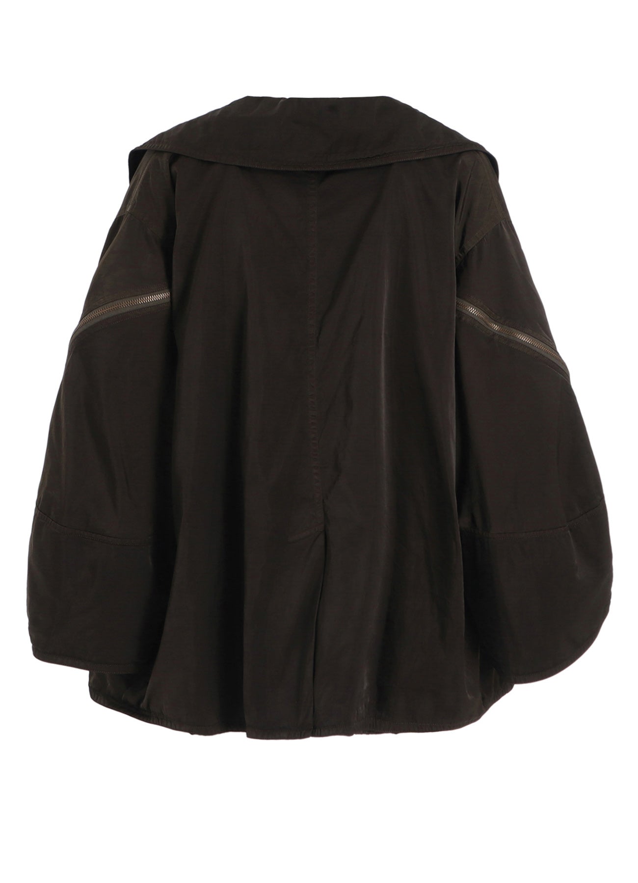 PRODUCT DYED NYLON TEILL+POLYESTER TAFTA SHORT LENGTH BIG SLEEVE DOUBLE COAT