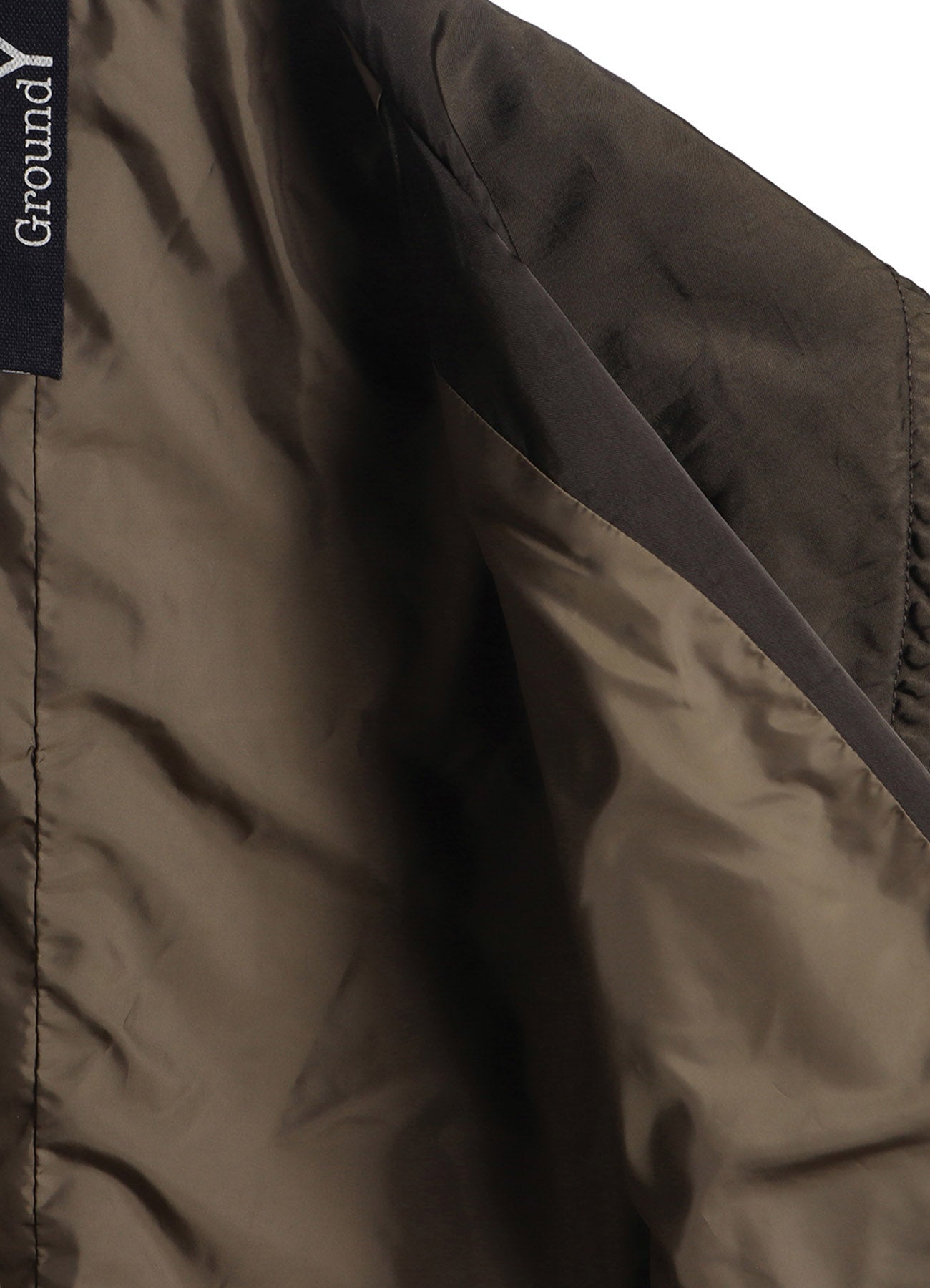 PRODUCT DYED NYLON TEILL+POLYESTER TAFTA SHORT LENGTH BIG SLEEVE DOUBLE COAT