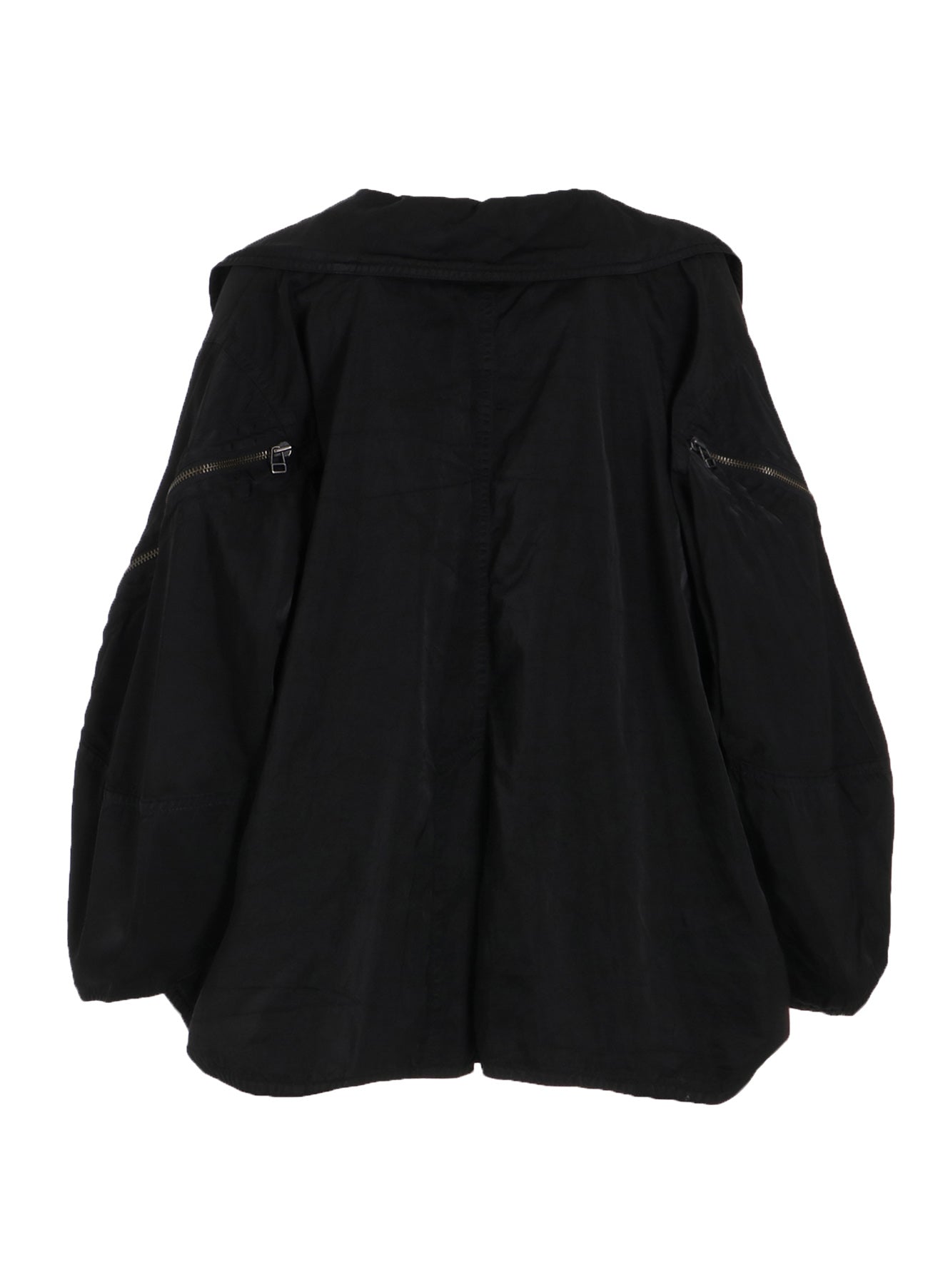 PRODUCT DYED NYLON TEILL+POLYESTER TAFTA SHORT LENGTH BIG SLEEVE DOUBLE COAT