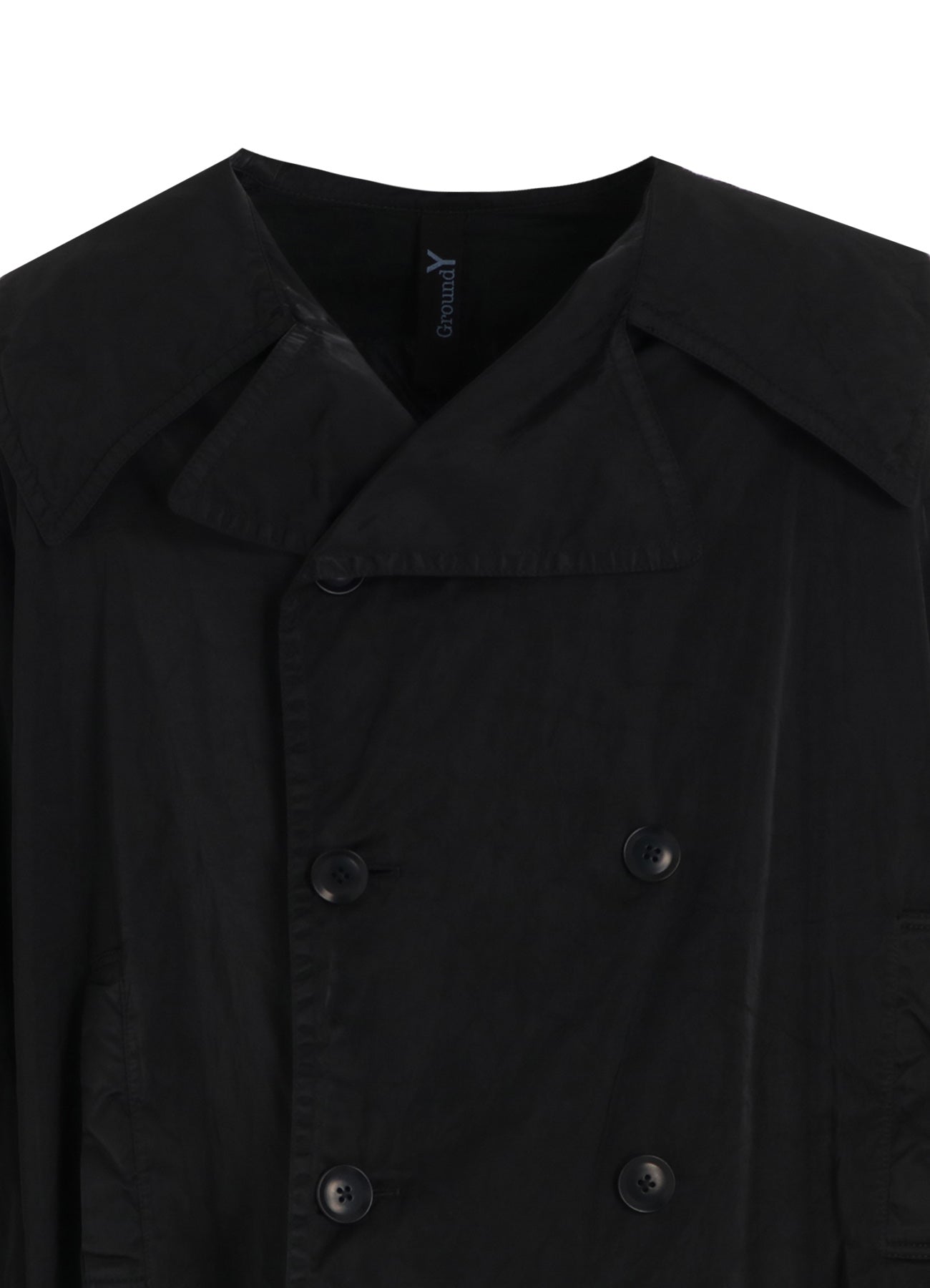 PRODUCT DYED NYLON TEILL+POLYESTER TAFTA SHORT LENGTH BIG SLEEVE DOUBLE COAT
