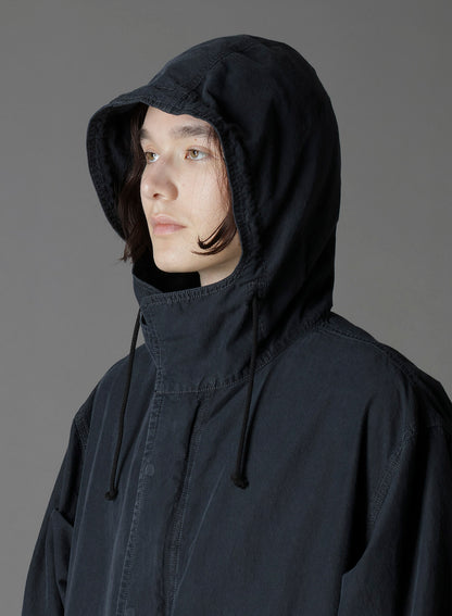 C/NY SULFUR DYEING STONE WASH BIO HOODED MODS COAT