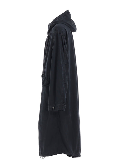 C/NY SULFUR DYEING STONE WASH BIO HOODED MODS COAT