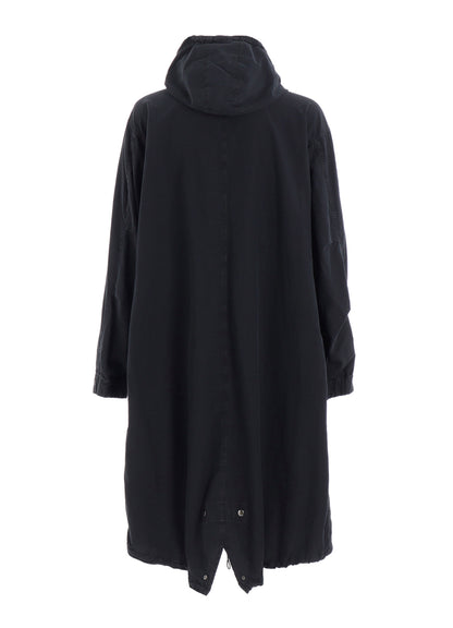 C/NY SULFUR DYEING STONE WASH BIO HOODED MODS COAT