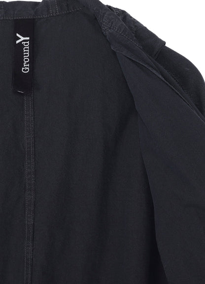 C/NY SULFUR DYEING STONE WASH BIO HOODED MODS COAT