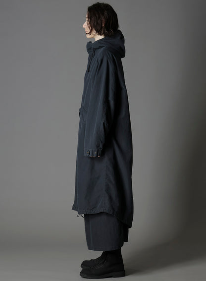 C/NY SULFUR DYEING STONE WASH BIO HOODED MODS COAT