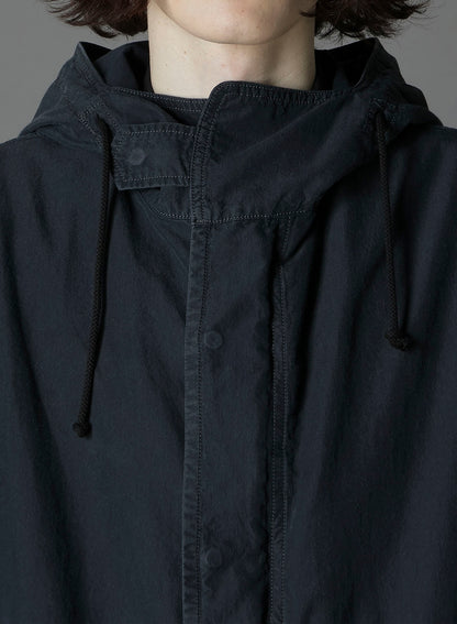 C/NY SULFUR DYEING STONE WASH BIO HOODED MODS COAT