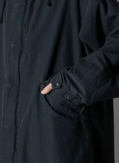 C/NY SULFUR DYEING STONE WASH BIO HOODED MODS COAT