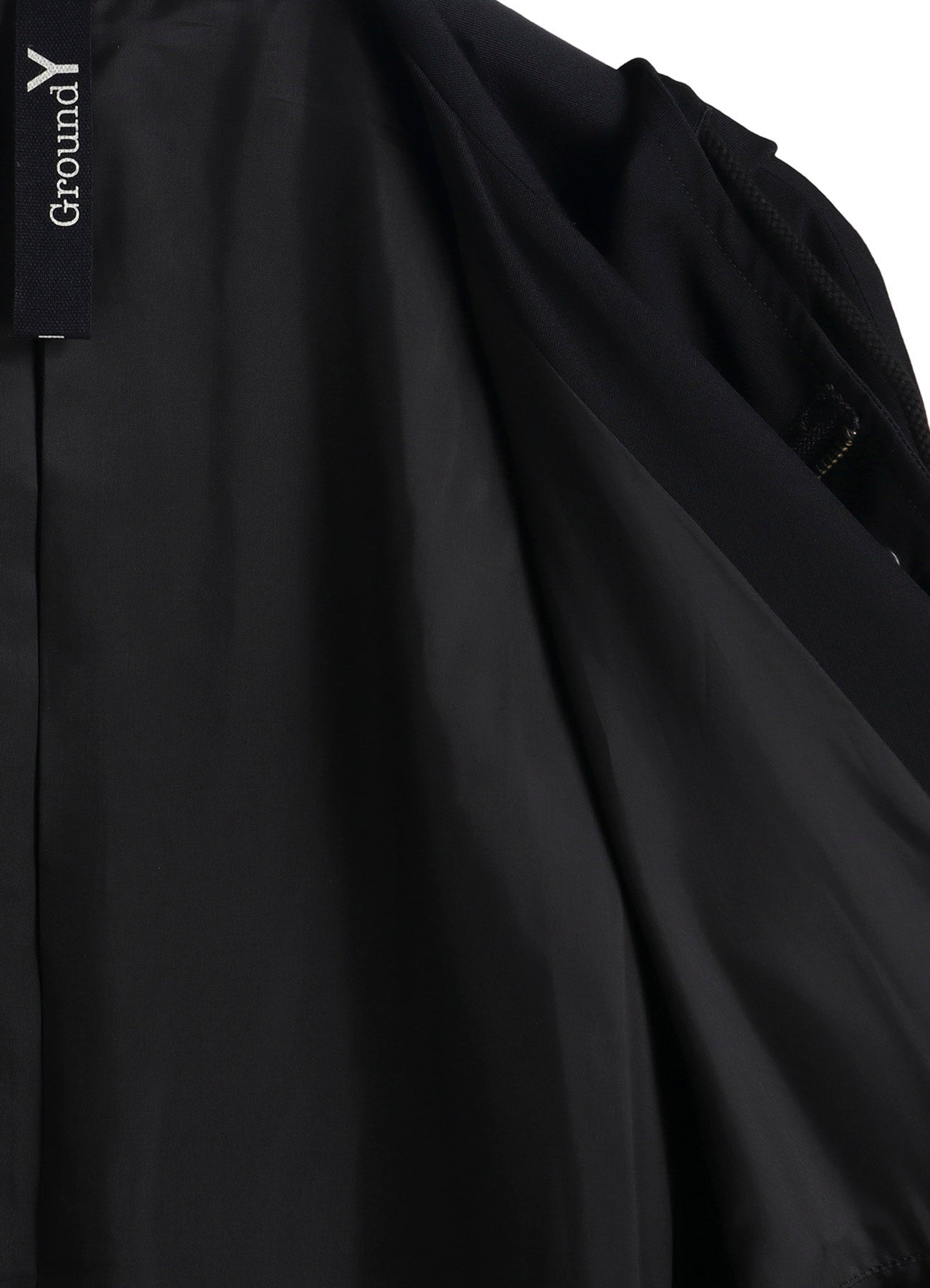 W/GABARDINE FRONT OPEN PONCHO COAT