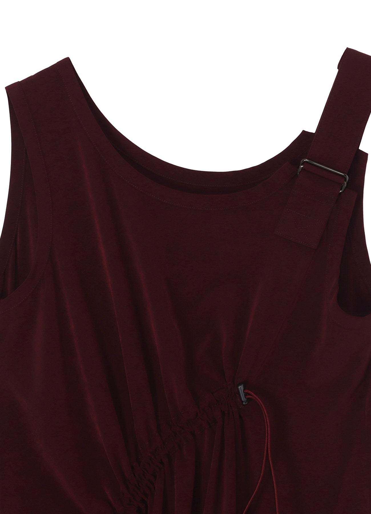 CREPE DE CHINE SLEEVELESS DRESS