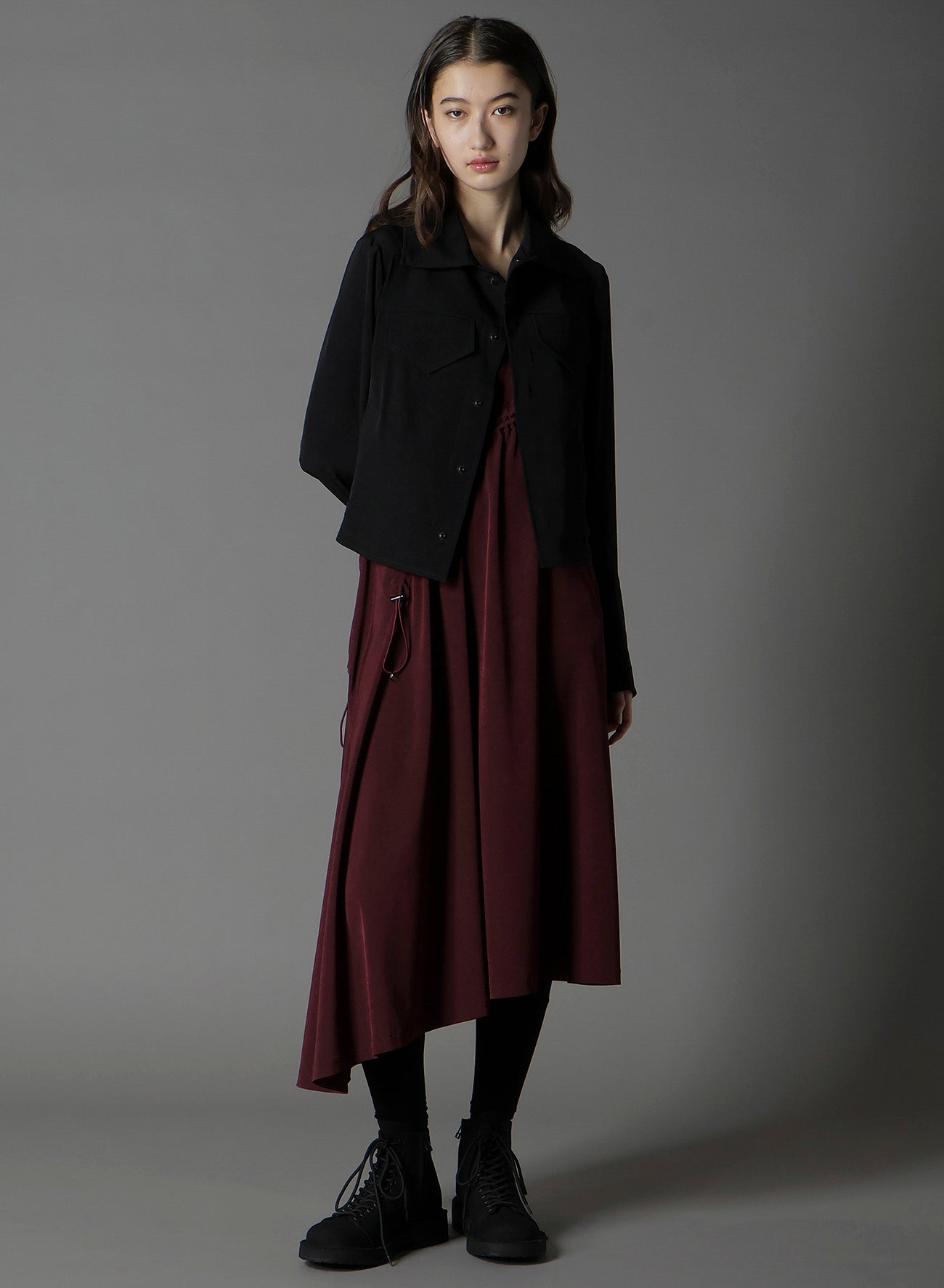 CREPE DE CHINE SLEEVELESS DRESS
