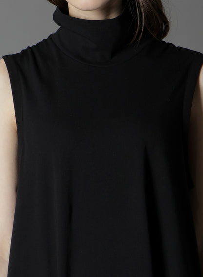 ULTIMA JERSEY + CREPE DE CHINE DOCKING CLOTH LONG DRESS