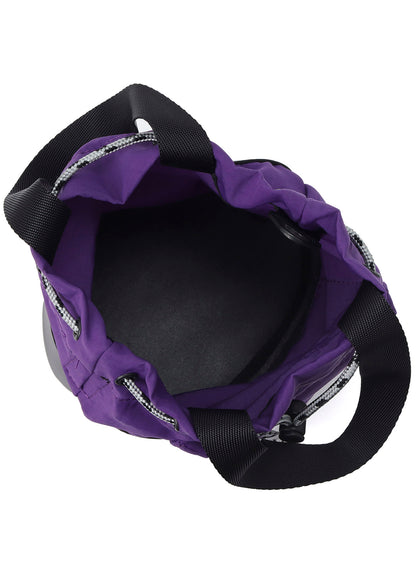 WRINKLED NYLON 2 WAY POUCH