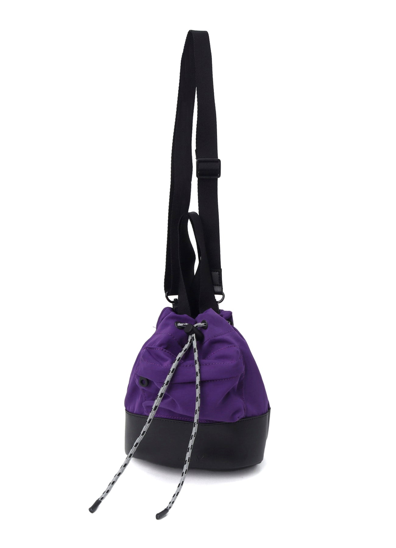 WRINKLED NYLON 2 WAY POUCH