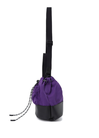 WRINKLED NYLON 2 WAY POUCH