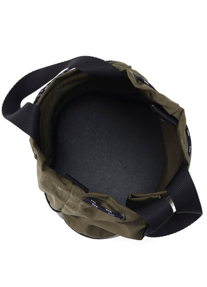 WRINKLED NYLON 2 WAY POUCH