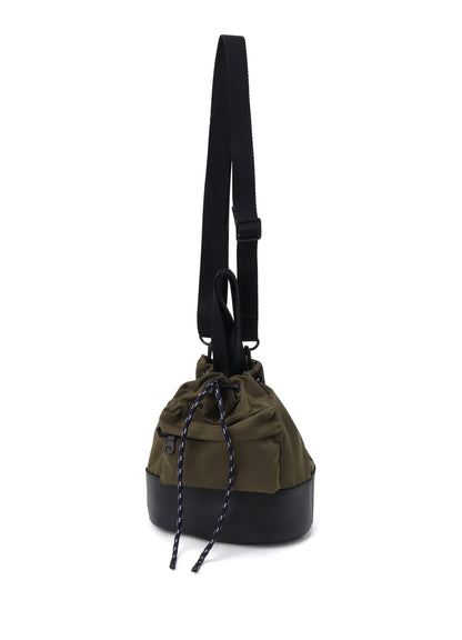 WRINKLED NYLON 2 WAY POUCH