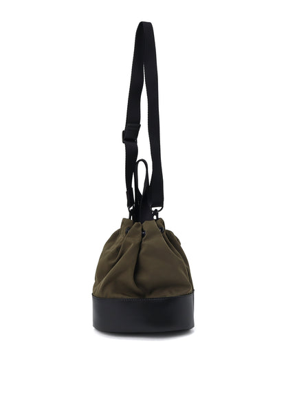 WRINKLED NYLON 2 WAY POUCH