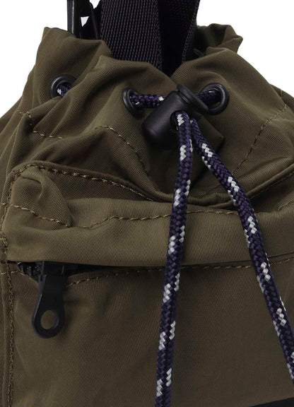 WRINKLED NYLON 2 WAY POUCH