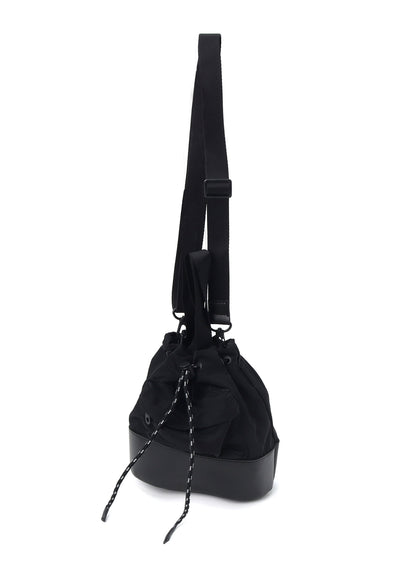 WRINKLED NYLON 2 WAY POUCH