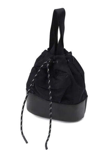 WRINKLED NYLON 2 WAY POUCH