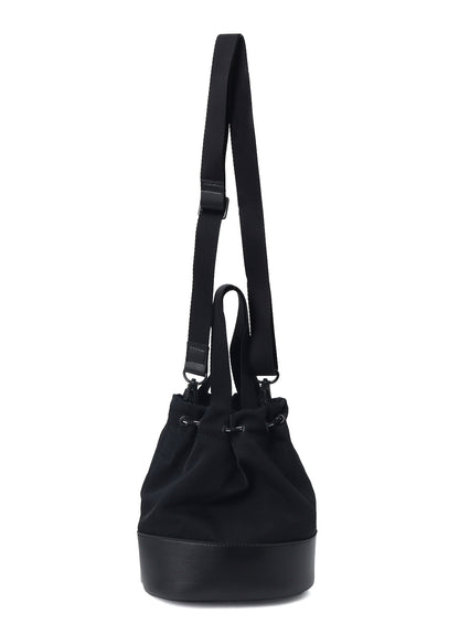 WRINKLED NYLON 2 WAY POUCH