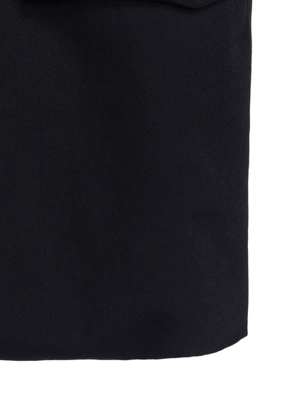 WOOL GABARDINE MEN STAND COLLAR JACKET