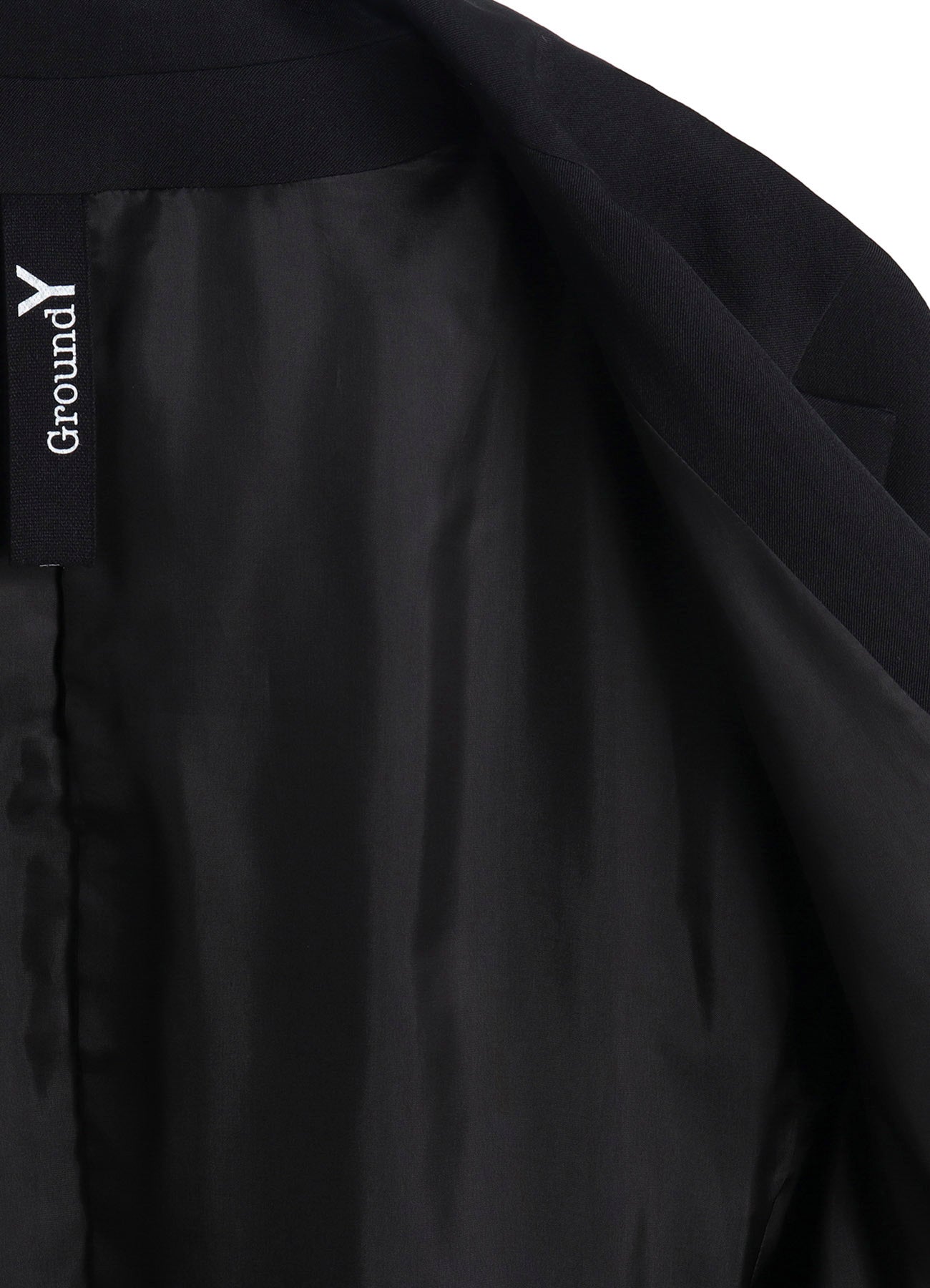 WOOL GABARDINE MEN STAND COLLAR JACKET