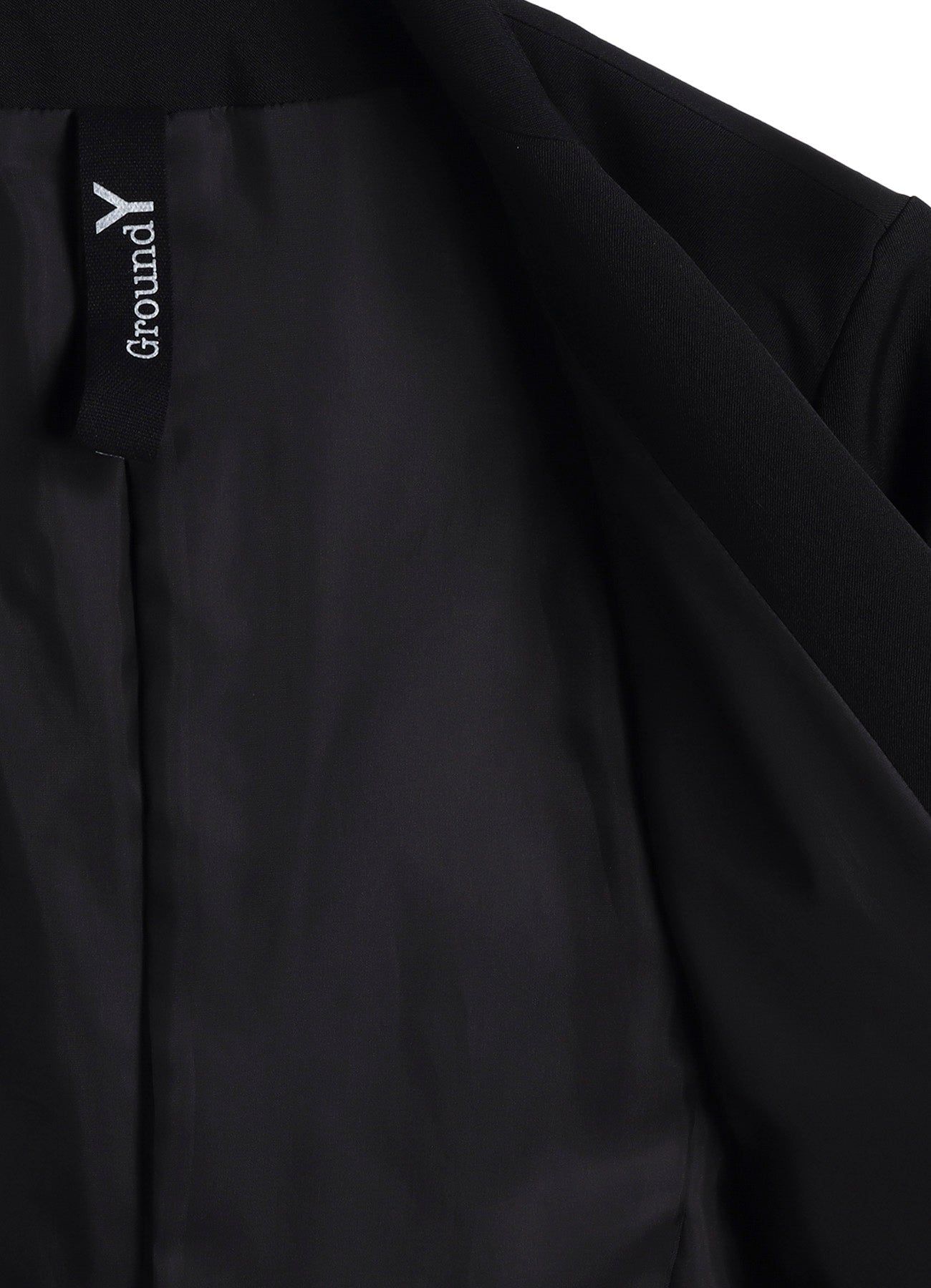 WOOL GABARDINE LADY STAND COLLAR JACKET