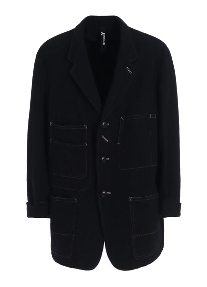 FULLING SERGE COVERALL PK JACKET